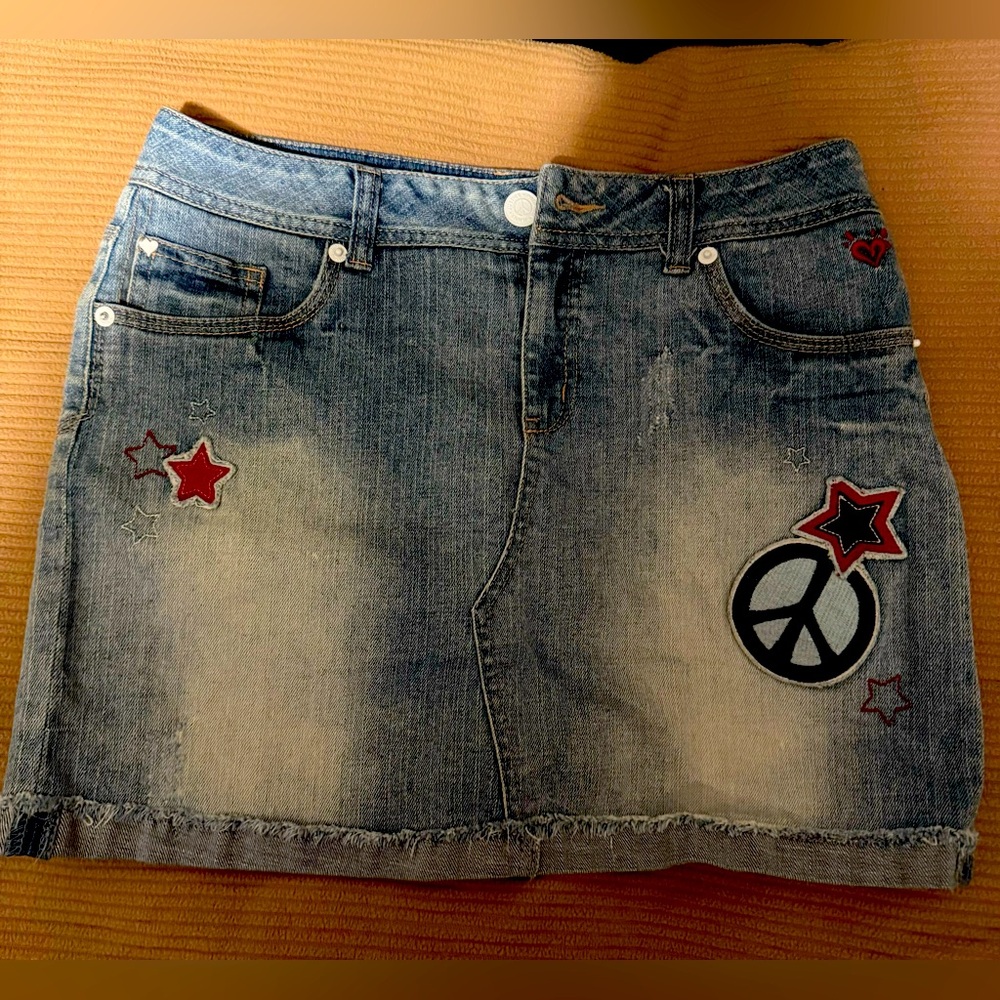 Justice Denim Skirt - Junior